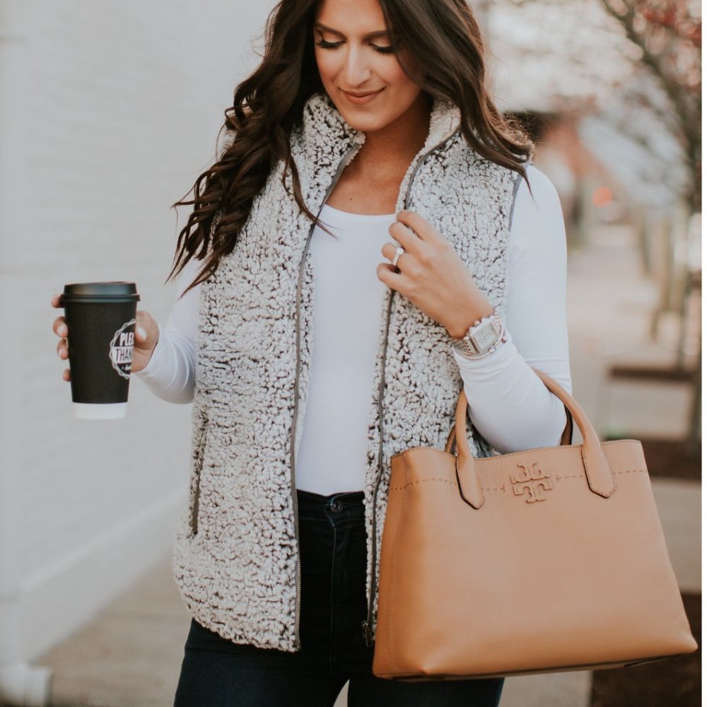 Thread & Supply Arctic Fleece  Sherpa Winter Vest